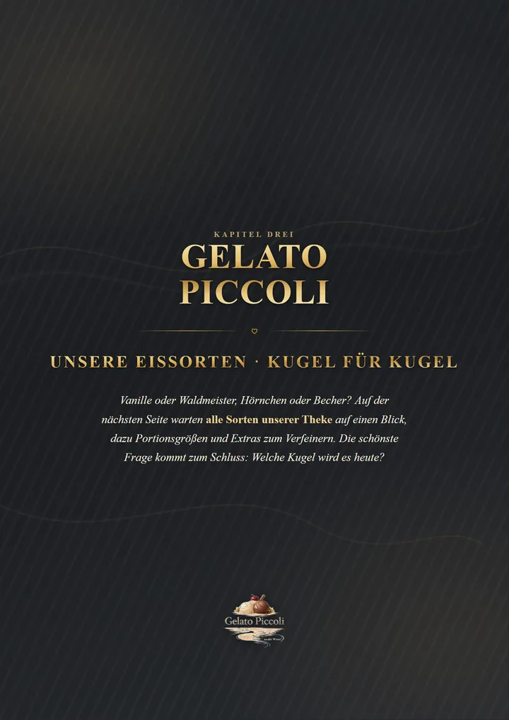 Kapitelseite Eissorten