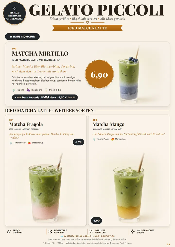 Seite Iced matcha latte