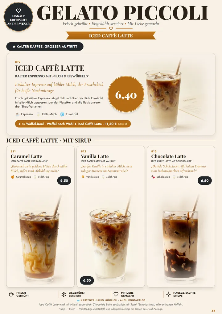 Seite Iced caffe latte