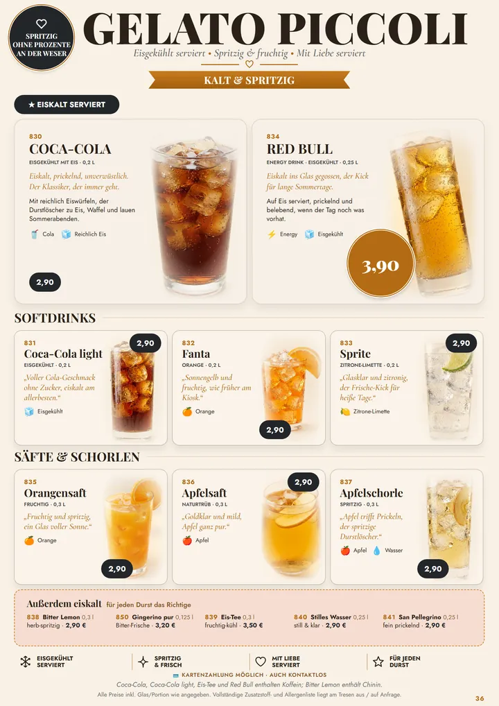 Seite Softdrinks
