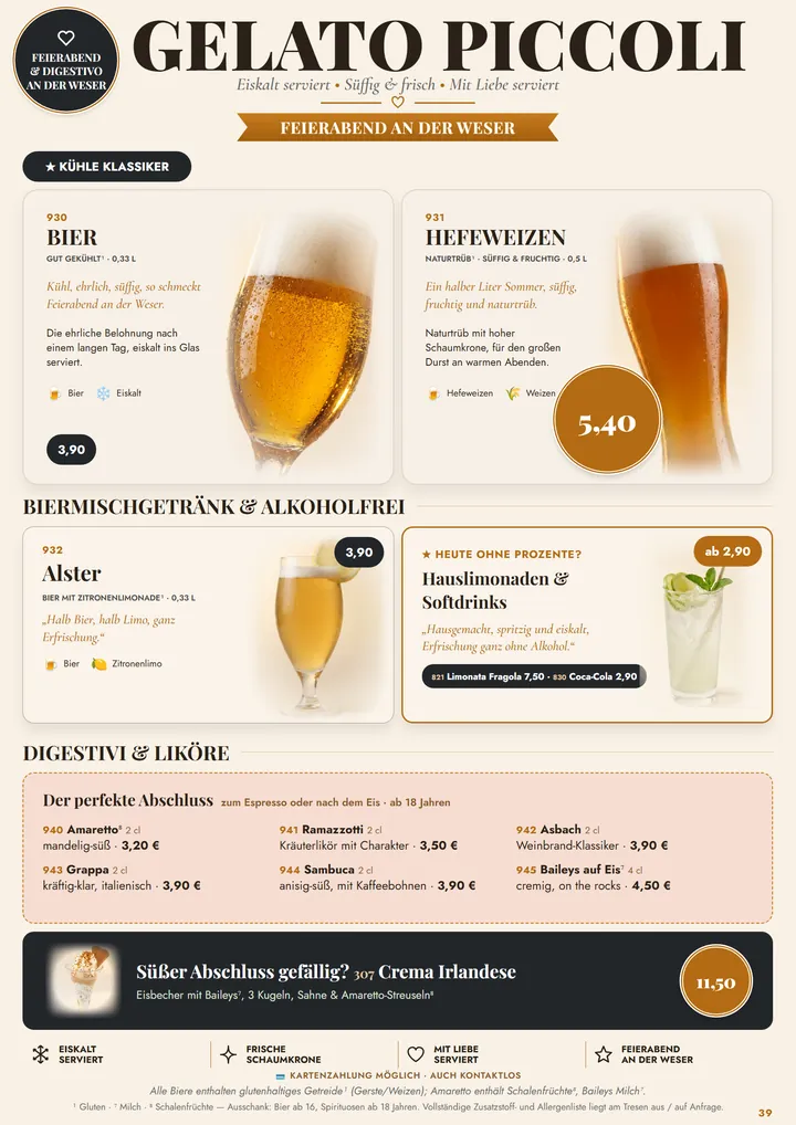 Seite Bier digestivi